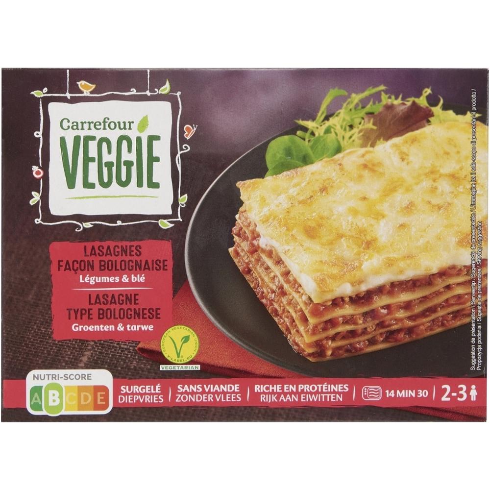 [691198] Lasagnes Bolognaises Végétales Carrefour Veggie 600g