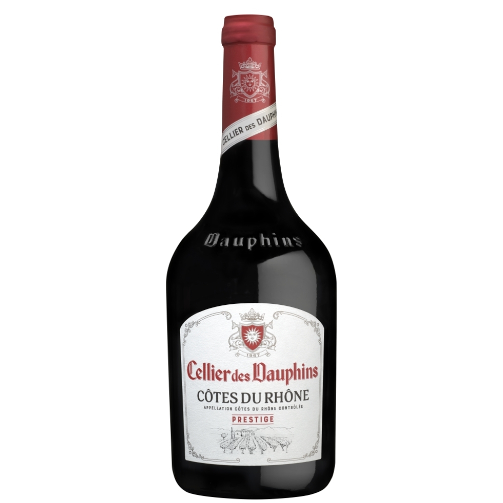 Vin Rouge Côtes du Rhône Cellier des Dauphins Prestige - 75cl