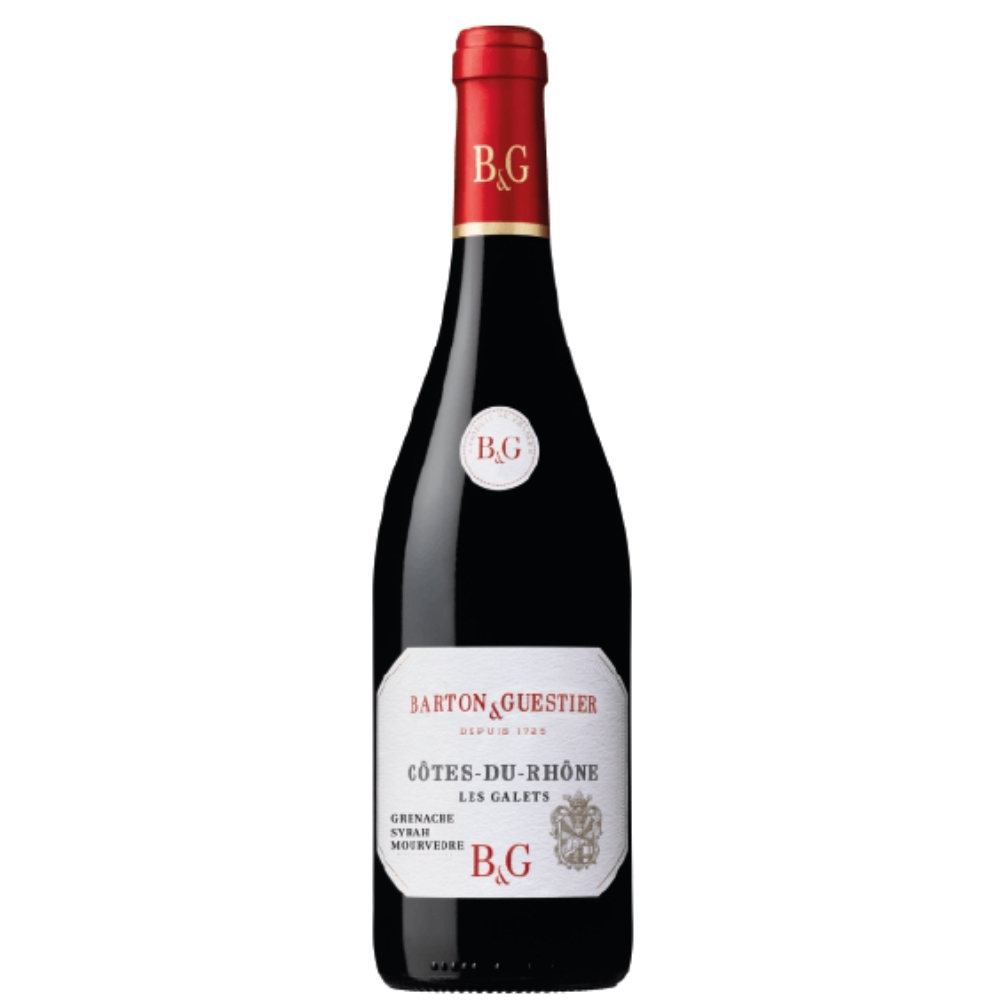 Vin Rouge Côtes du Rhône Les Galets Barton & Guestier - 75cl