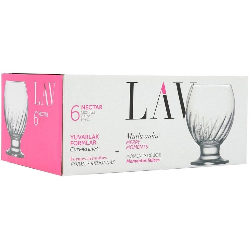[640084] Pack de 6 Verres Nectar Lav 28cl