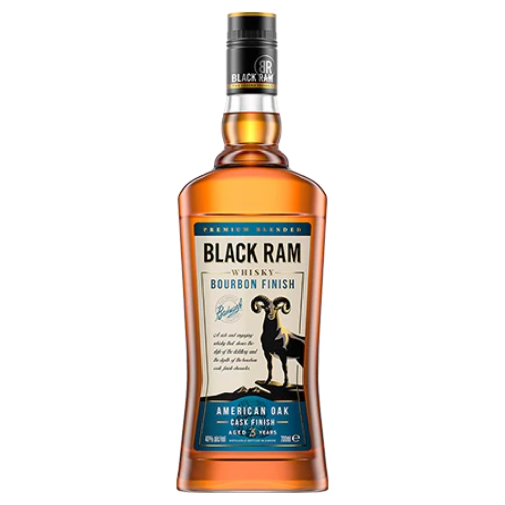 [693682] Whisky Black Ram Bourbon Finish - 70cl