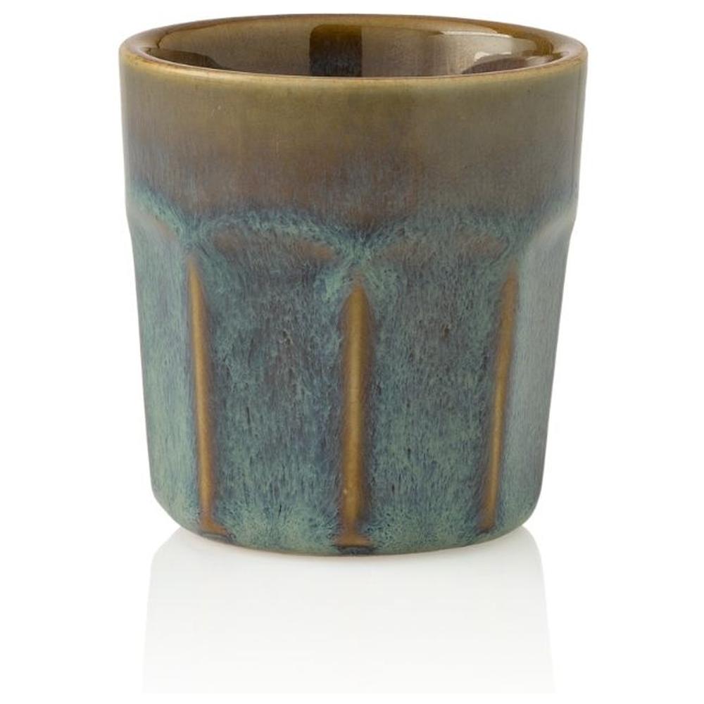 [716790] Gobelet en Porcelaine Bleu Réactif Kasa 9cl 