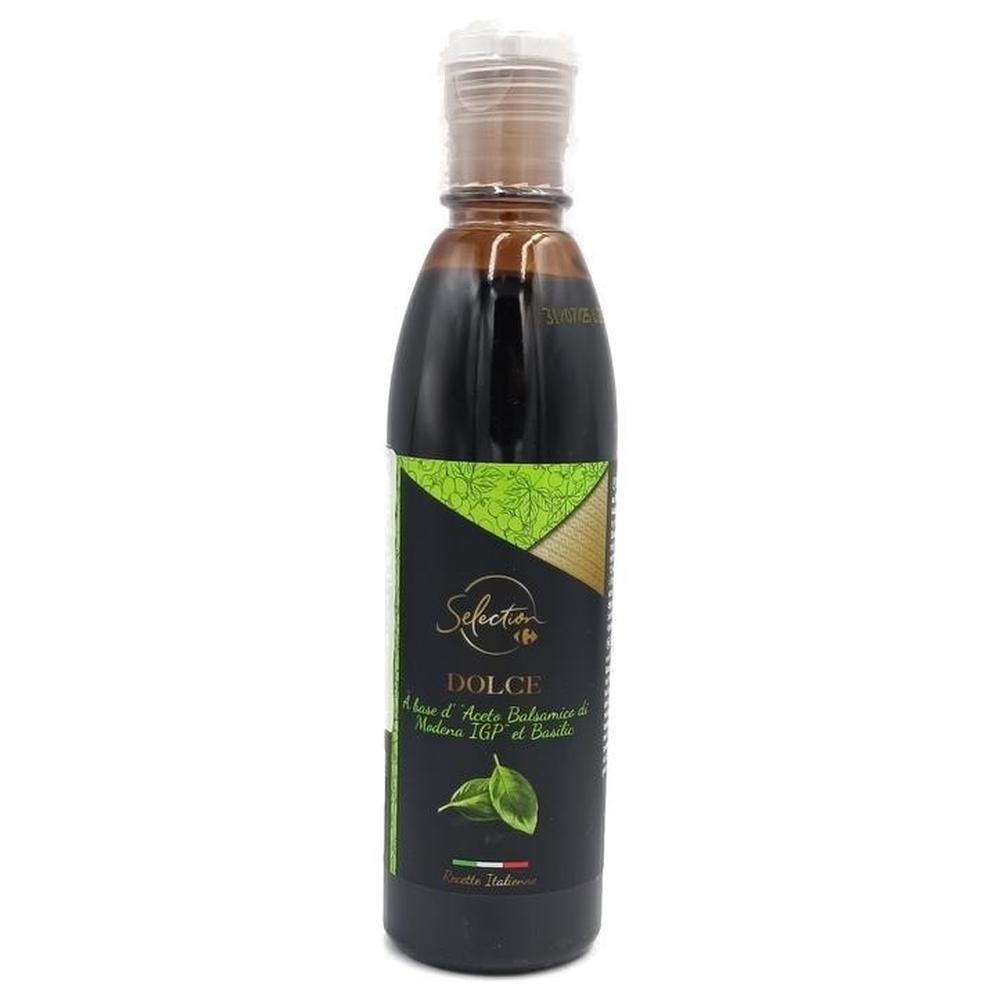 [704463] Vinaigre Balsamique au Basilic Carrefour Selection 25cl.