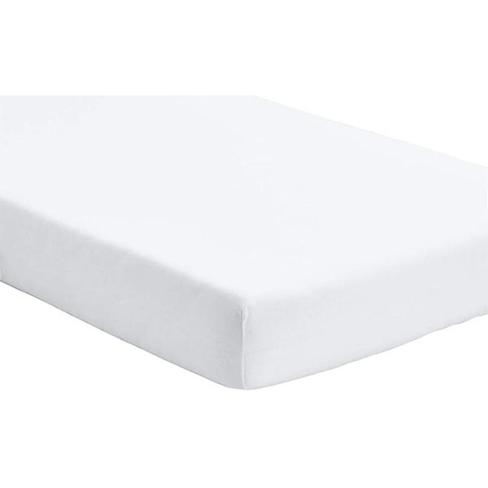 Drap Housse Percal Blanc Tex Home 140x200 cm