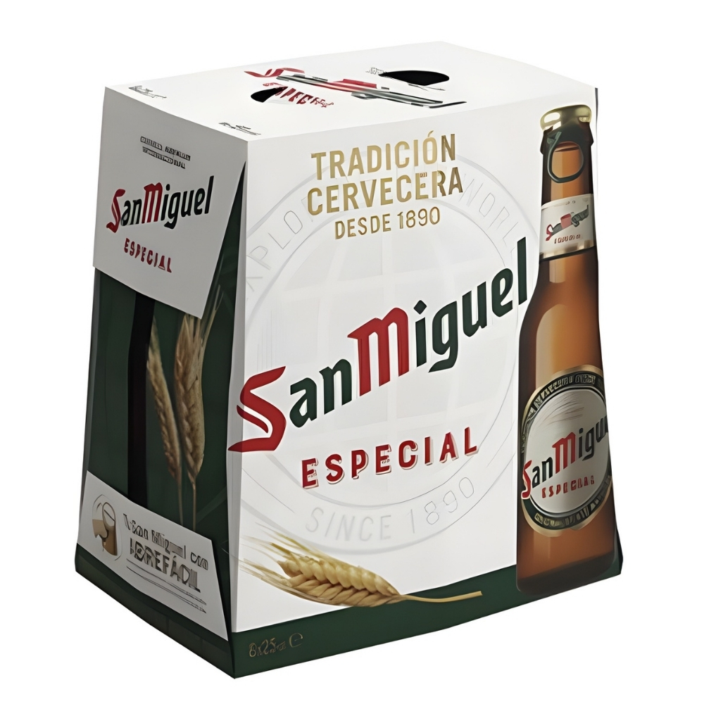 [700796] Pack 6x Bière Blonde Casher San Miguel - 25cl