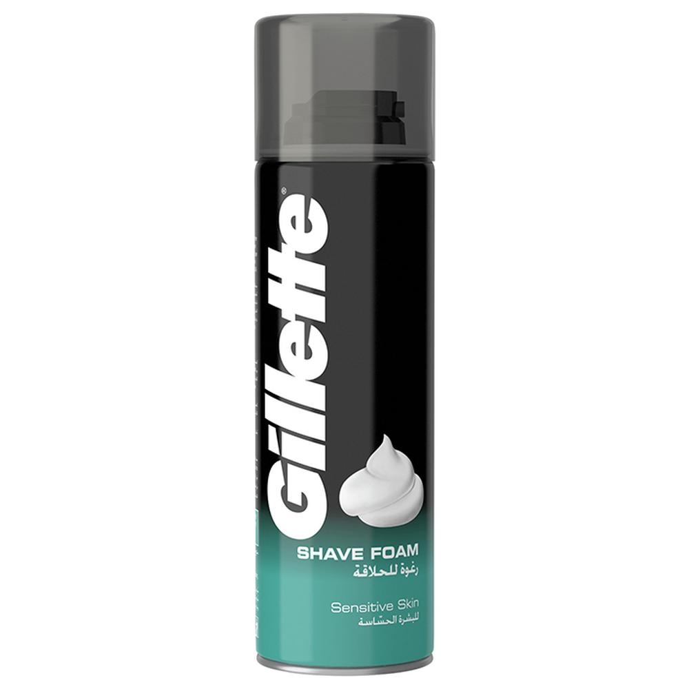 [9743] Mousse à Raser pour peaux sensibles Gillette 200ml