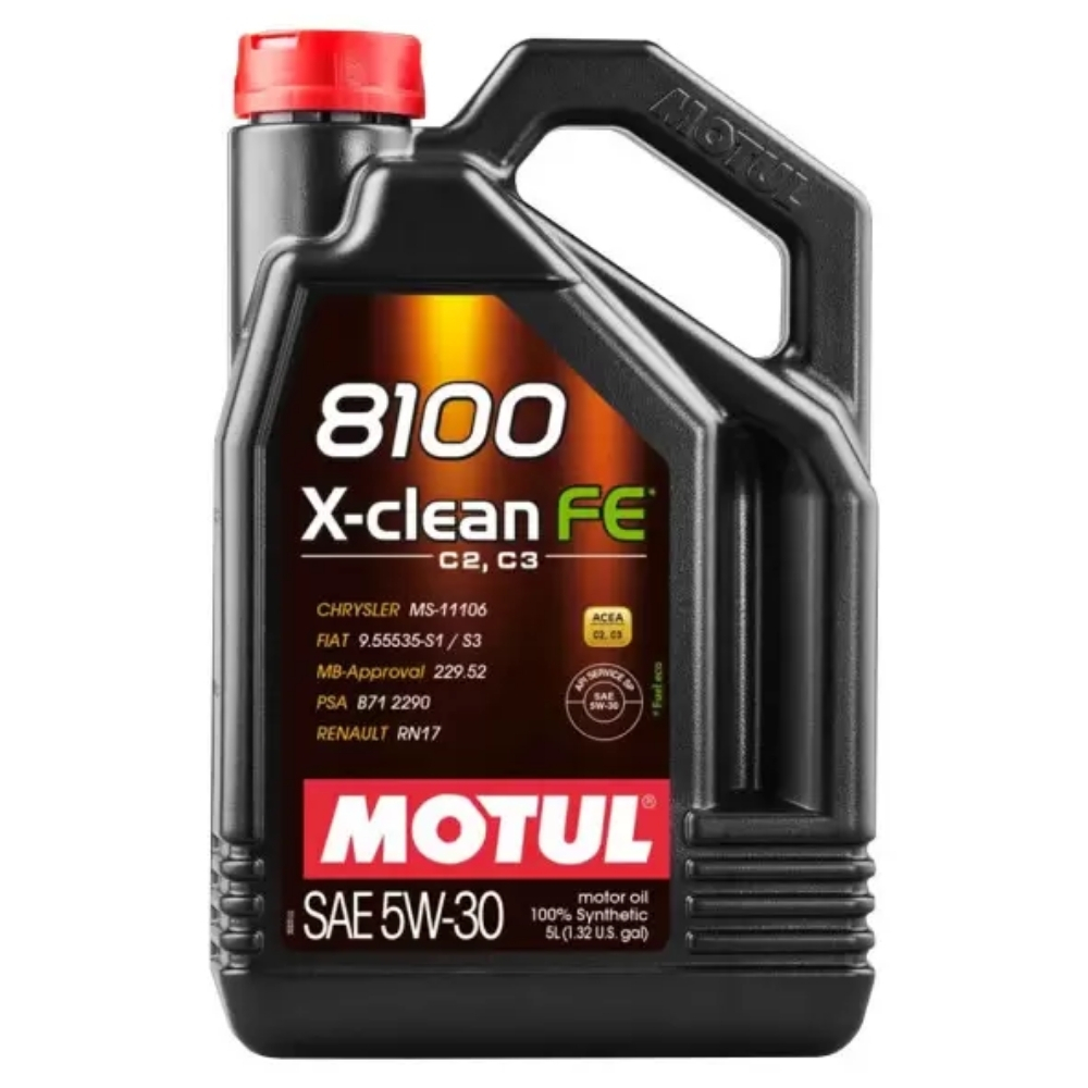 Huile Moteur Voiture Motul 8100 X-clean FE 5W30 5L