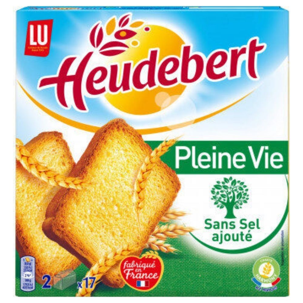 Biscottes Pleine Vie Sans Sel Heudebert 300 g