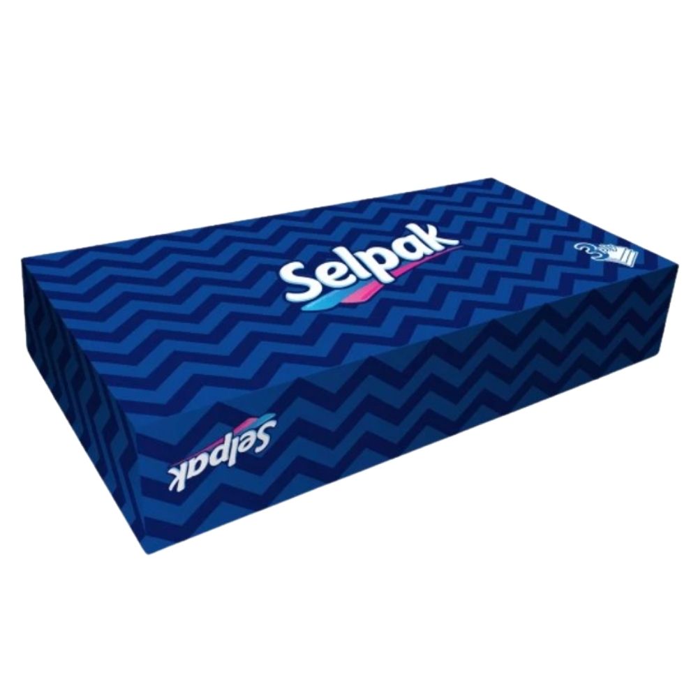 [691050] Boîte Mouchoir 3 Plis Selpak 100 Unités