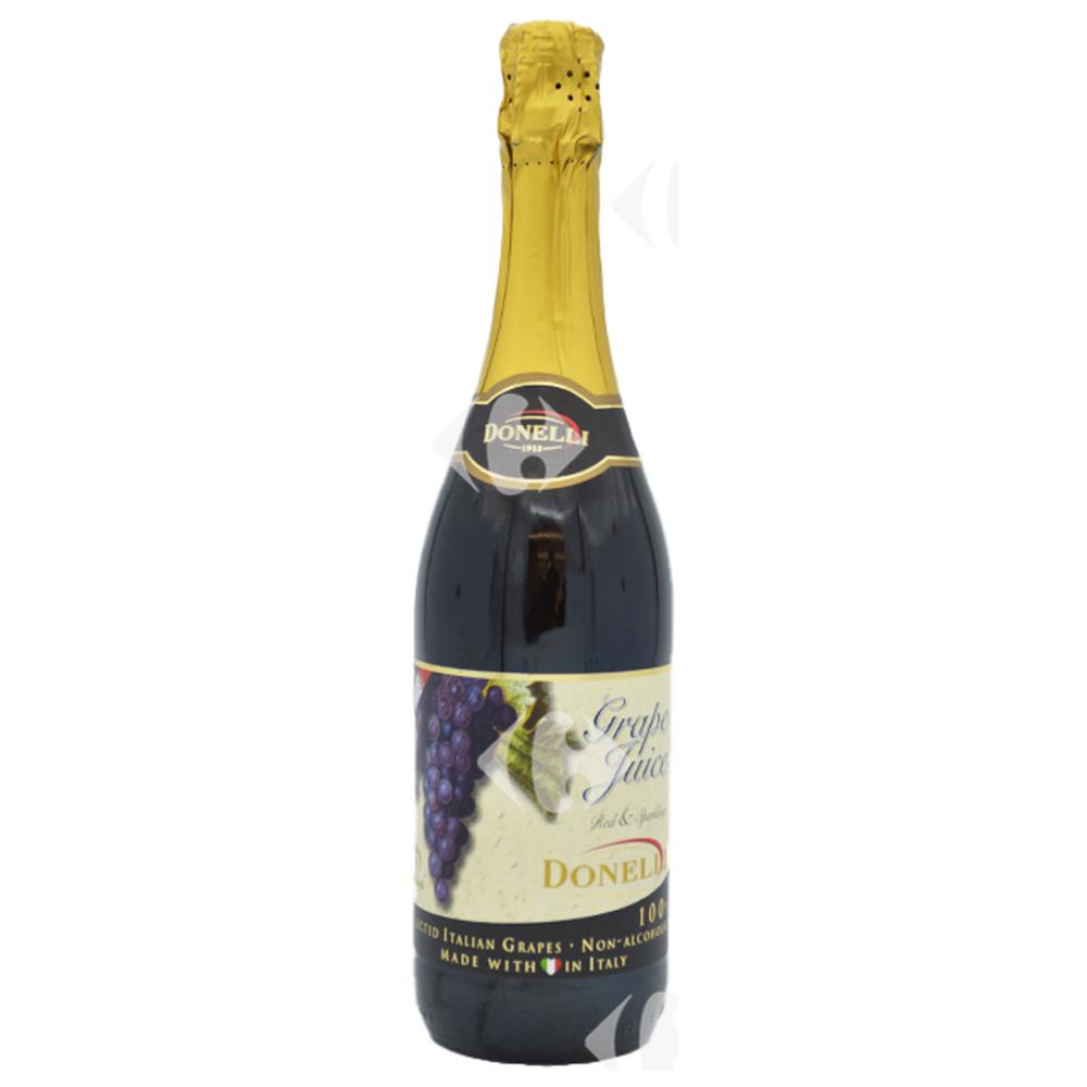 [641964] Vin Rouge Mousseux Sans Alcool Raisin Donneli 75cl