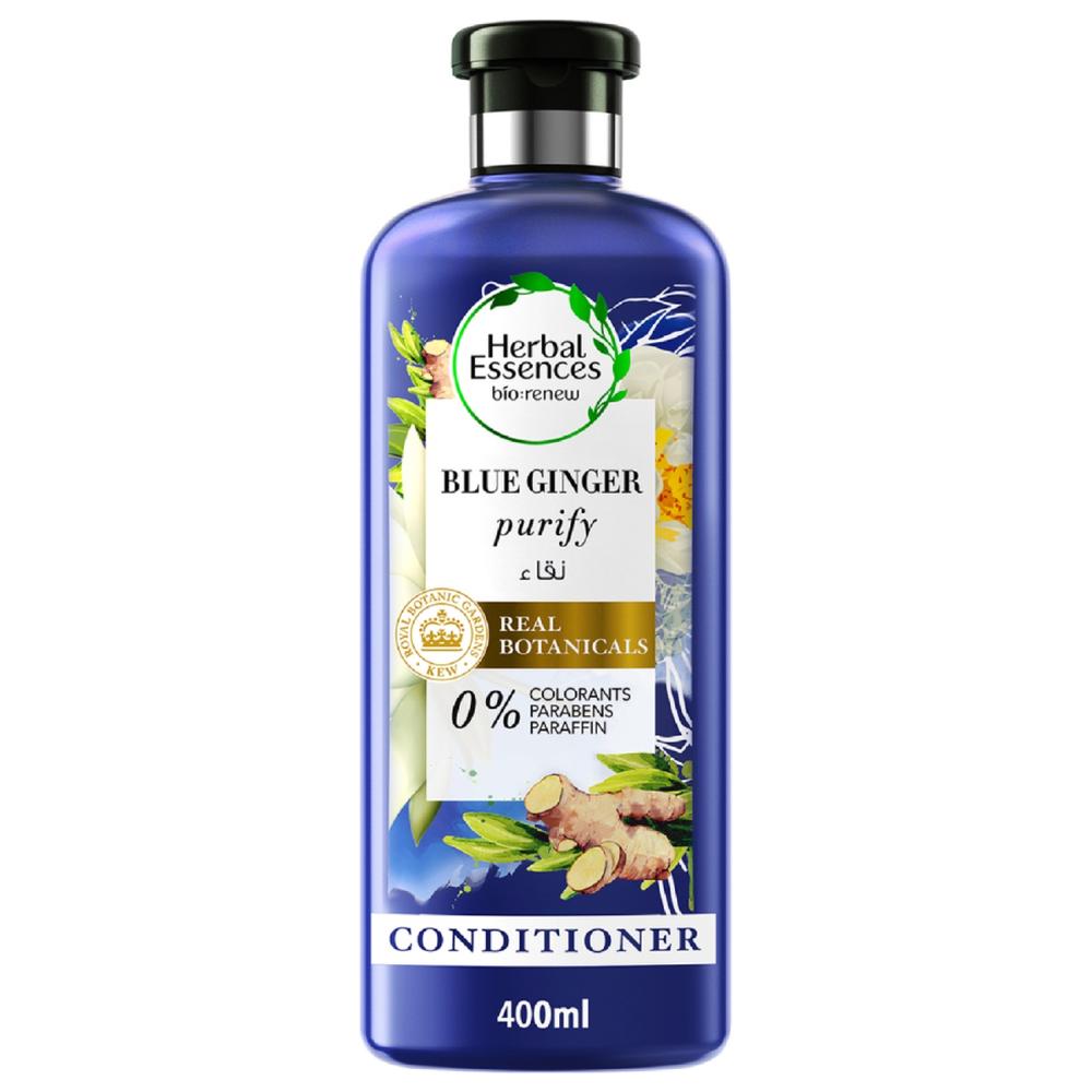 [659368] Après Shampooing purifiant : renew Eau Micellaire & Gingembre Bleu Herbal Essences bio 400ml