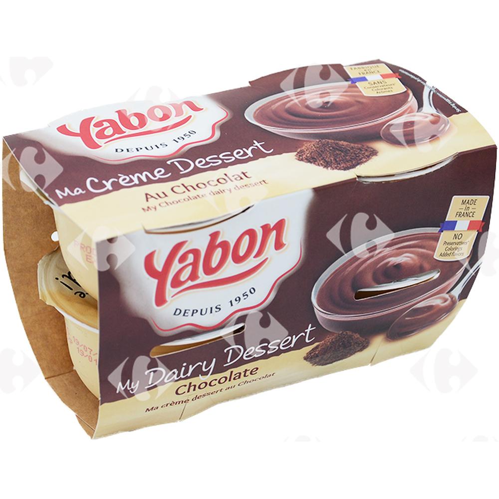 [661184] Crème Dessert Chocolat Yabon 4x120g