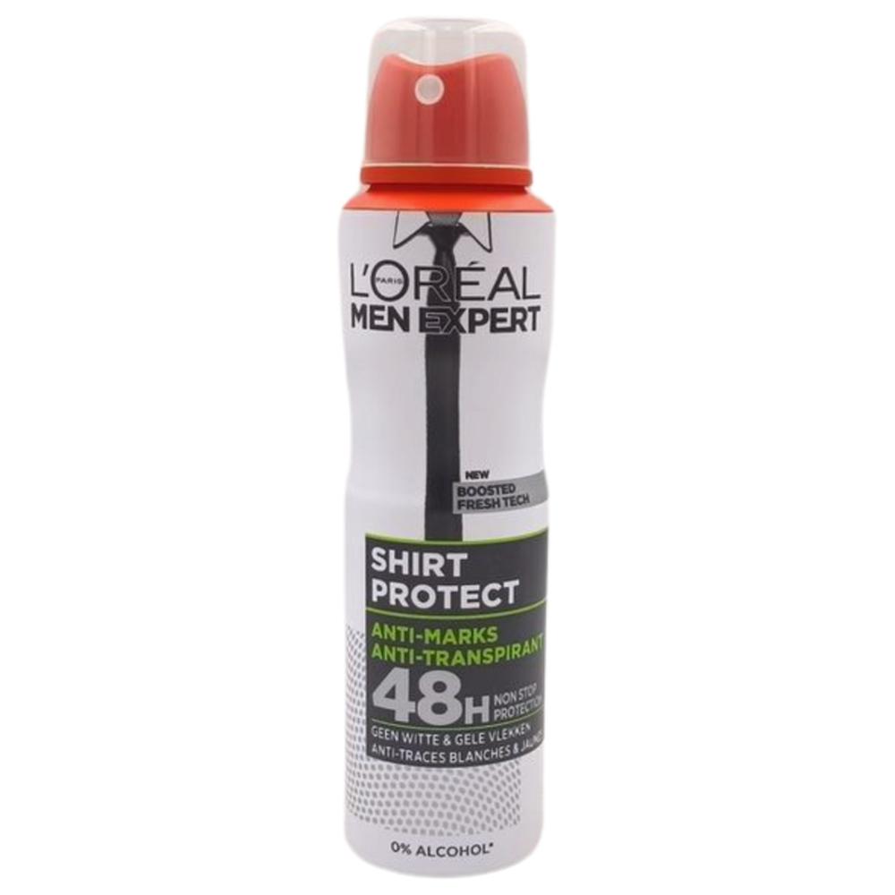 [457420] Atomiseur Anti-Transpirant Shirt Protect Men Expert l'Oréal 200ml.