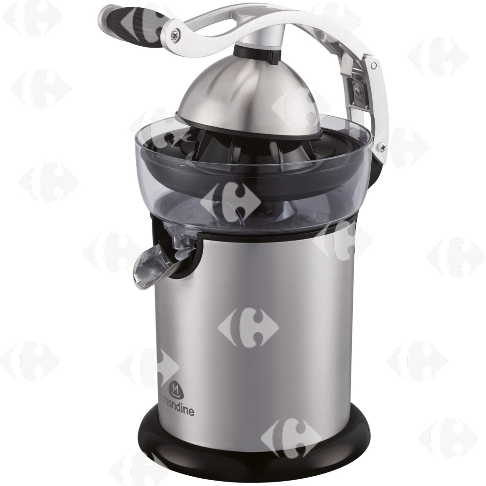 Presse-agrumes avec Poignée MCJ130-21 Noir Inox Mandine 130W