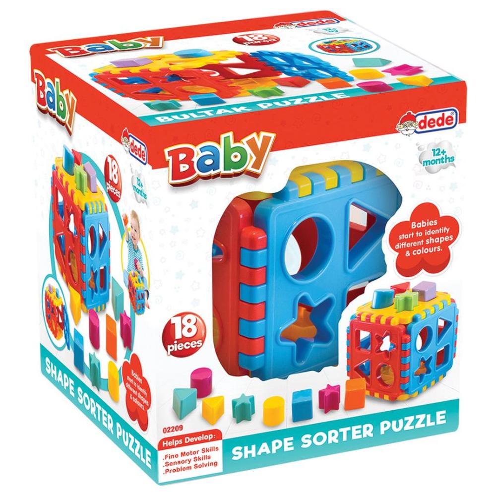 Puzzle Cube éducatif Dede Baby 18 pièces