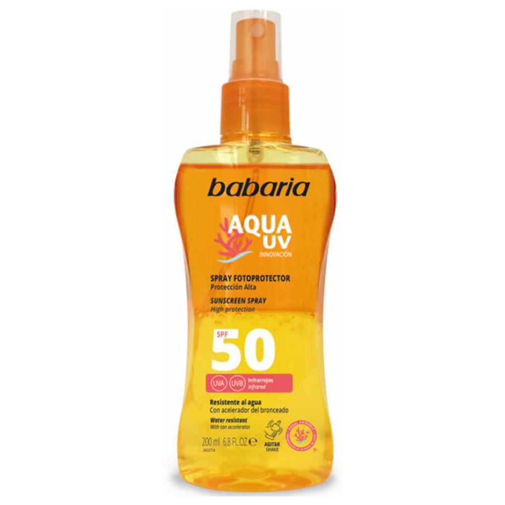 [700522] Spray Aqua Biphasée SPF50 Babaria 200 ml