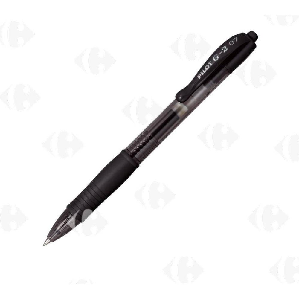 [74672] Stylo à bille à encre noir gel G2 Pilot 0.7mm