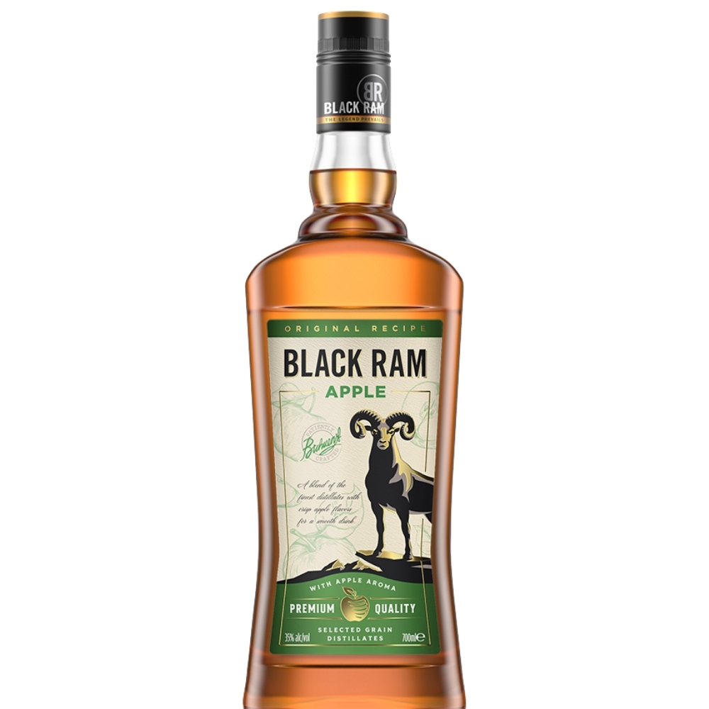 [745532] Liqueur de Whisky Black Ram Apple - 50cl
