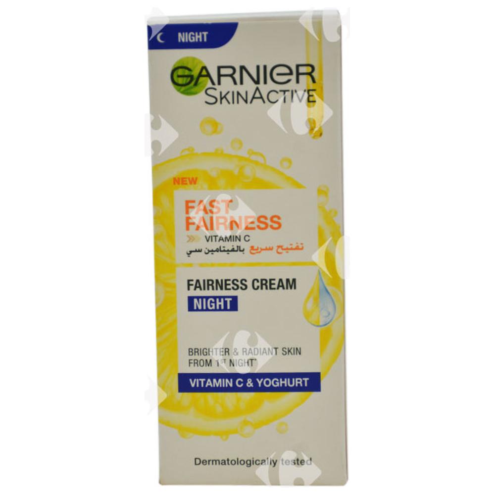 [641983] Crème de Nuit Fast Fairness Skin Active Garnier 50ml