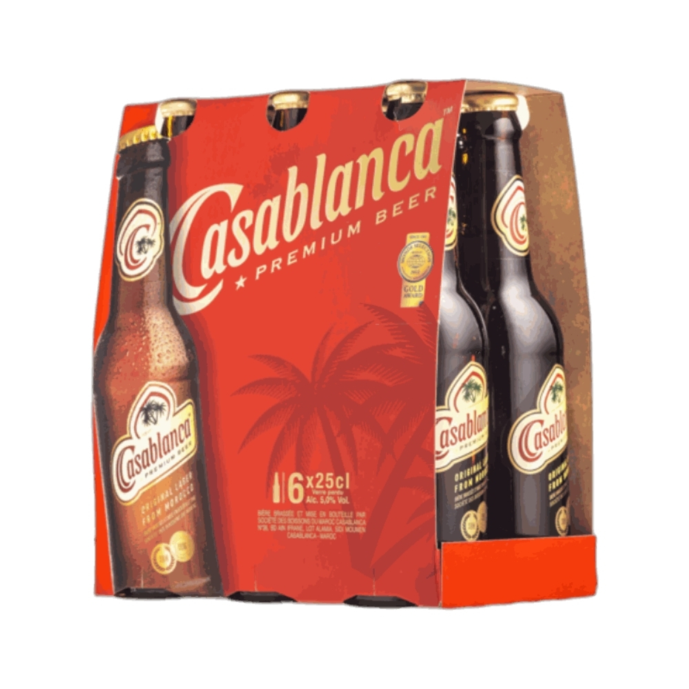 [525254] Pack 6x Bière Casablanca - 25cl