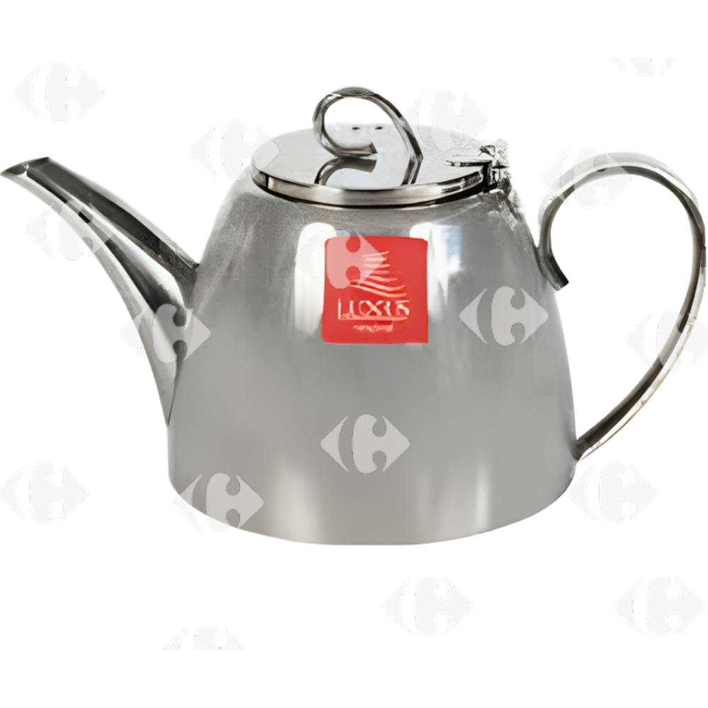 [708638] Théière Carrée en Inox 0.9L.