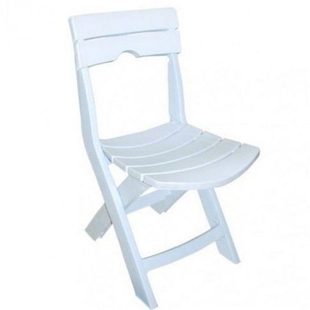 Chaise Pliable Blanc Ruspina 42x51x80 cm