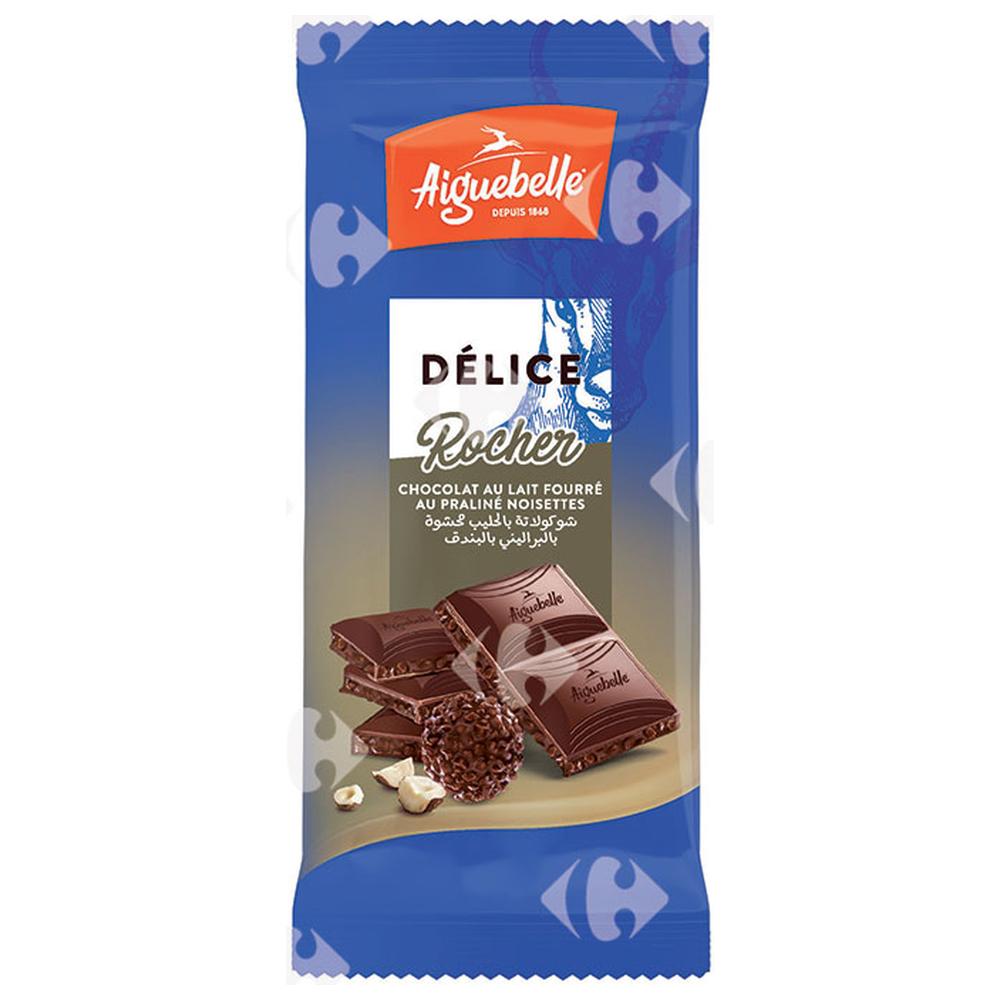 [678856] Tablette Noisette Rocher Délice Aiguebelle 100g