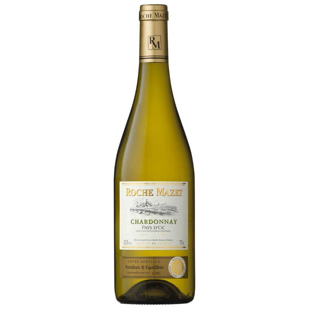 Vin Blanc Chardonnay Roche Mazet Pays d'Oc - 75cl