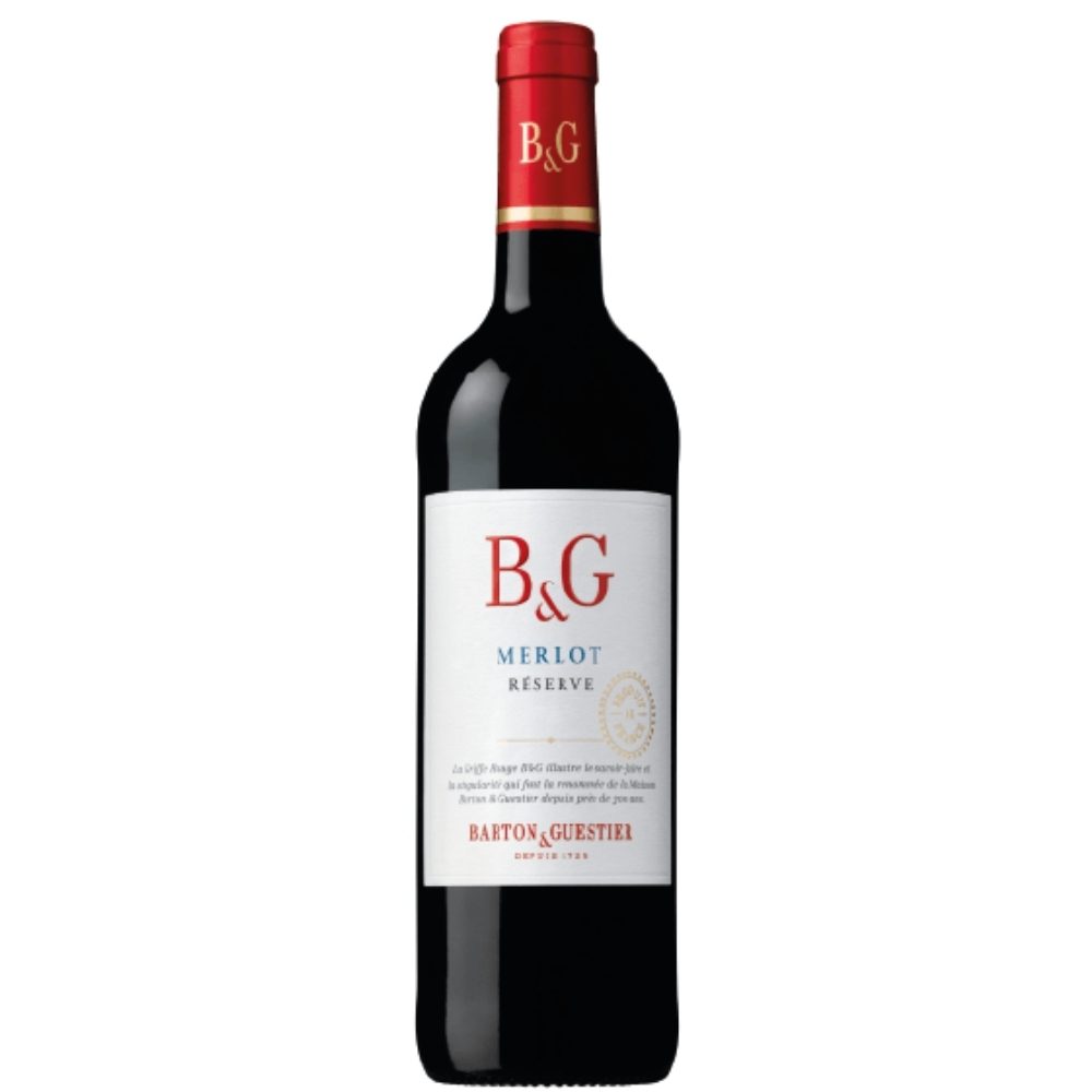[683653] Vin Rouge Merlot Réserve Barton & Guestier VDF - 75cl