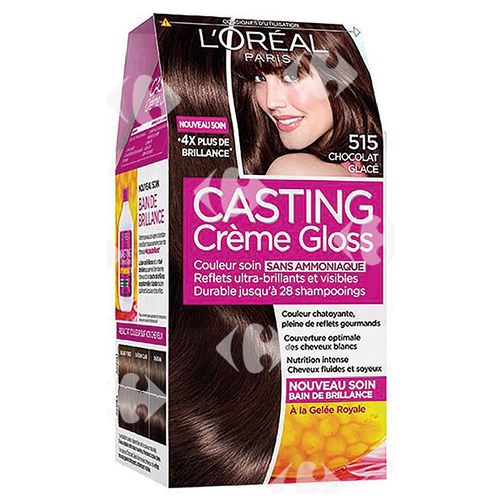 Coloration Crème Mocha 515 sans Ammoniaque Casting.